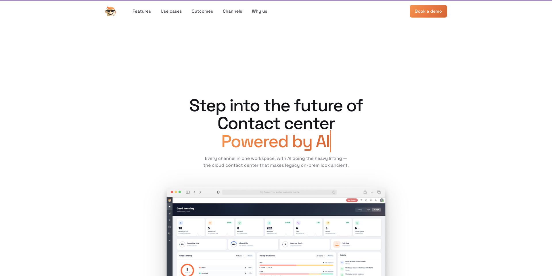 Snugdesk — cloud-native omnichannel contact center platform built with Angular